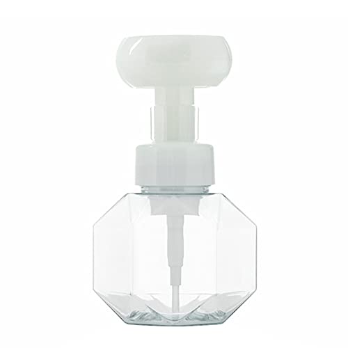 Ochine Foaming Soap Dispenser 300ml (10oz) Refillable Pump Bottle BPA Free Plastic Press Bottles Flower Foaming Bottle Empty Foam Liquid Hand Soap Containers for Kitchen and Bathroom (1 Pack)
