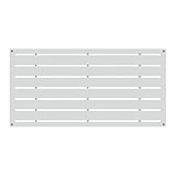 Barrette Outdoor Living 73030580 Boardwalk Decorative Screen Panel, White