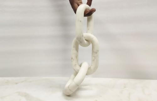 Maillon en marbre blanc pour sculpture décorative d'intérieur moderne - 8