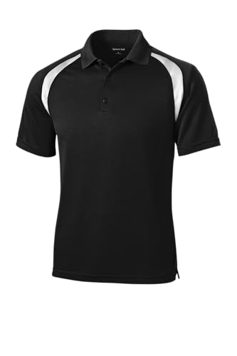 Sport-Tek Dry Zone Colorblock Raglan Polo con Bordado Personalizado miniatura 2