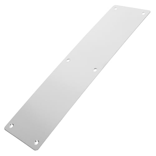 Frcolor ステンレス製ドアプッシュプレート 室内用滑り止め耐久型 両開きドア対応 簡単操作で開閉便利 モダンデザインで扉の美観向上