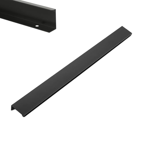 ドア 取っ手 金具、2個セット 隠しドアハンドル アルミ合金 | 陽極酸化表面処理、食器棚 取っ手 穴間距離: 96-1160mm キャビネットハンドル 引き出し ハンドル 取手 引き出し キッチン ドアノブ ドアプルハンドル 食器棚ハンドル フィンガーエ