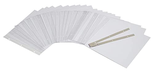 Old Town Bonded Leather Photo Album, Large Leather Scrapbook, Expandable Scrapbook Album 12x12 Double-Sided White Paper Pages and Optically Clear Pockets, Faux Suede Lining by Old Town - Used condition - US$20.61