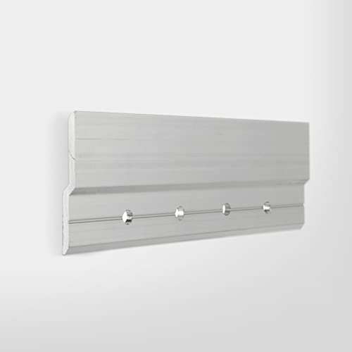 Image of 4 Pairs French Cleat Picture Hanger, 6 Inch Heavy Duty Aluminum Z Clips Mirror Hanging Hardware, Interlocking Wall Mounting Bracket Hardware for Hanging Painting, Mirrors, Panels, Artwork, Whiteboard