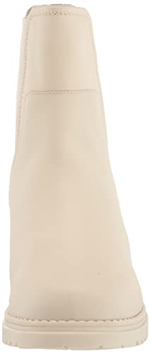COLE HAAN WOMEN'S CAMEA CHELSEA BOOT WATER PROOF, IVORY LEATHER, 11 B US