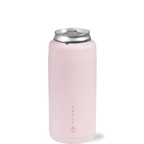 HydroJug Slim Can Cooler - 2-in-1 Insulated Can Cooler Cup - Stainless Steel Slim Can Holder with...