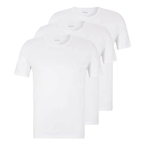 BOSS Hugo Herren T-Shirt Shirt SS RN 3P BM 10111875 02, 3er Pack,...