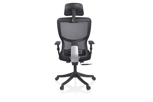Image of Ergoline Abs with Mesh Ergo HB ML Office Chair, Mesh Ergonomic Office Chair for Work from Home,Adjustable Lumbar Support, Gaslift & Headrest with Adjustable Arms