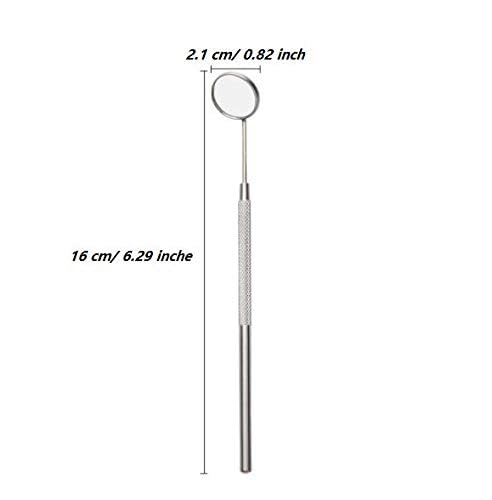 DNHCLL Makeup Mirror for Eyelash Extensions,Dental Examination Mirror Detachable Mini Mirrors Stainless Steel Beauty Tools for Observing Small Details 2
