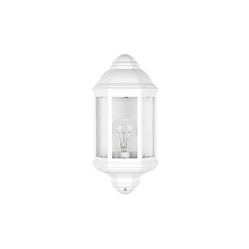 Aplique exterior aluminio Shaula 1xE27 blanco