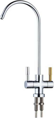 Robinet à double sortie pour purificateur d'eau en cuivre b