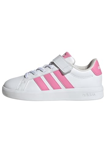 adidas Mixte Enfant Grand Court 3.0 Shoes Children, FTWR White/Bliss Pink/Bliss Pink, 35 EU