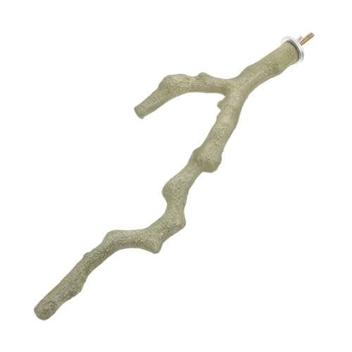 Abaodam Bird Perch Platform Parrot Stand for Chewing Playing Easy to Assemble Bird Cage Accessory for Cockatiels and Parakeets Materials