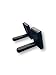 KR Ideas Horizontal Golf Club Mount (Made in The USA) (Black)
