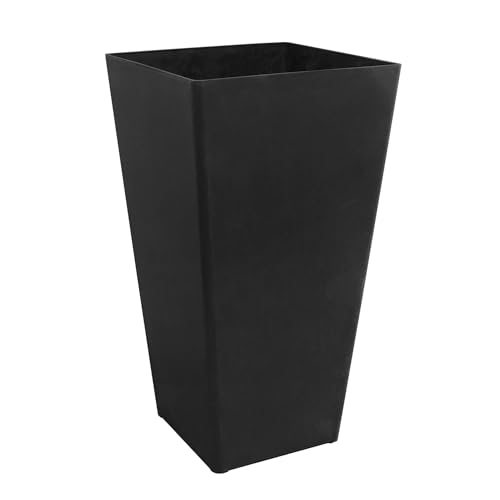 CLMSTE 24 Inch Indoor Outdoor Recycled Planter Slate