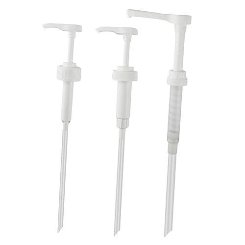 SHERCHPRY 3Piezas Dispensadoras Reutilizables de Jarabe de Dosificadores de Líquido Compatible