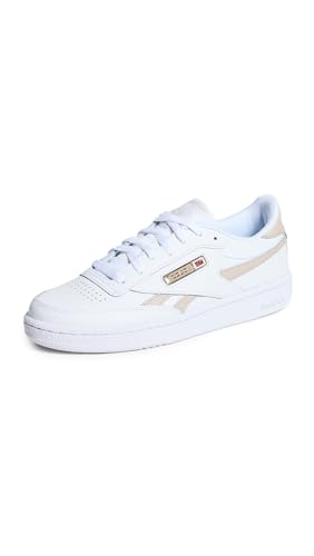 Reebok Women's Club C Revenge Sneaker, White/White/Moonstone, Size 6.5