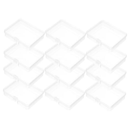 Beavorty Small Boxes 20pcs Plastic Storage Containers for Bead Organizers and Jewelry