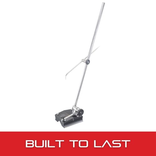 Image of Starrett Full-Sized Surface Gage with Fully Hardened, Ground and Nicely Finished Stable Steel Base - 12 inch /18 inch Spindle Length, 3-1 /2 x 3-3 /16 inch Base Size - 257D