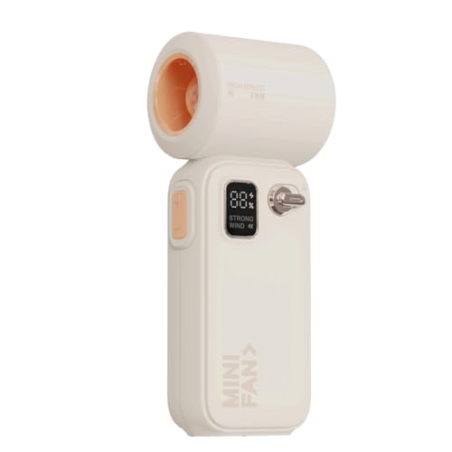 Ventilatore Portatile Turbo Ricaricabile - Velocità Regolabile Mini Design per Viaggi Attività AllAperto