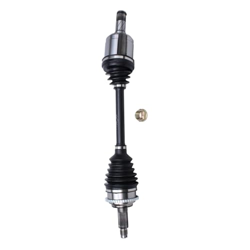 Image of Detroit Axle - Front 2pc CV Axles for 06-09 Ford Fusion, 03-08 Mazda 6, 06-09 Mercury Milan, 2006 2007 2008 2009, 2 CV Driver and Passenger Side Axle Shafts Assembly Set Replacement