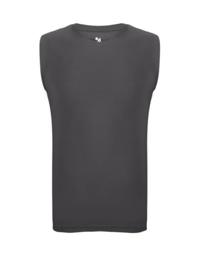 Badger Sports Pro Compression Sleeveless Graphite Medium