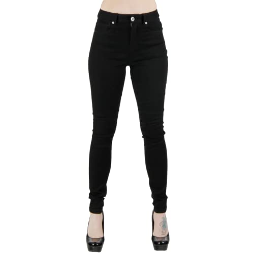 Red Fox Women & Junior High Waist Skinny Color Jeans Super Stretch Denim Comfort High Rise Curvy Fit with 5 Pockets