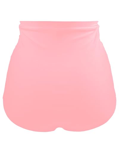 Image of Tempt Me Women's High Waisted Swimsuit Bottom Tummy Control Ruched Bikini Bottom Vintage Swim Bottom Tankini Briefs