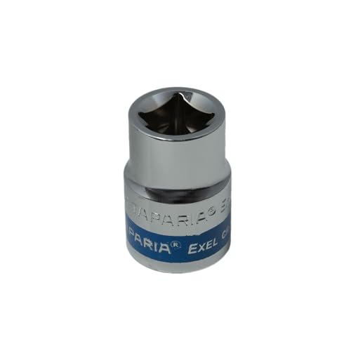 Image of Taparia 1 /2 inch Square Drive Socket (16,18 mm)-Hex or 6 point Socket for Standard Nuts & Bolts Compatible w /Ratchets, L Handles, Wrenches, Power Tools-Automotive & Mechanical Work for Garages, DIY