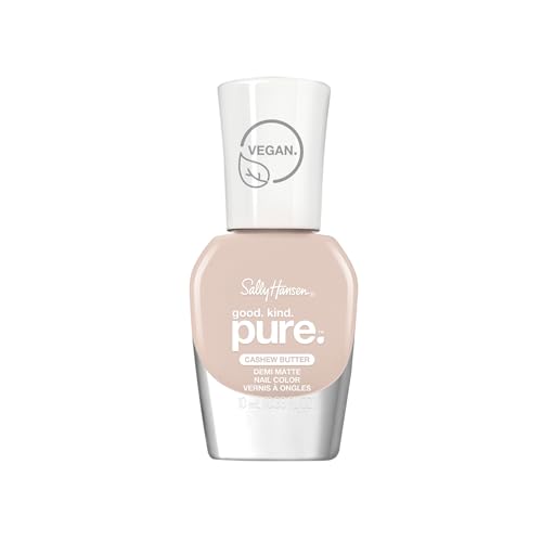 Sally Hansen Smalto per unghie Good.Kind.Pure, Finish Demi-Matte, Formula Vegana, 30 Cashew Butter - 0.33 fl oz