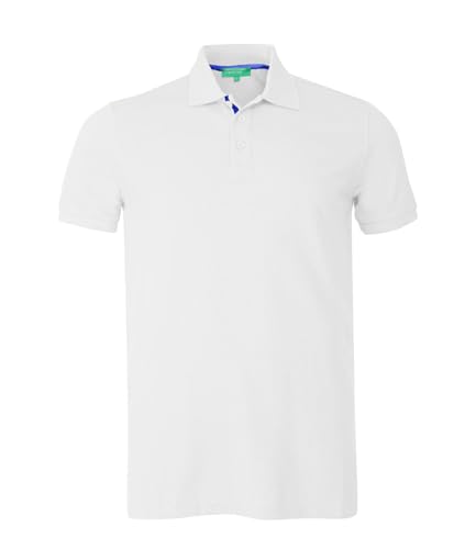Image of United Colors of Benetton Shirt for Men | Tees for Man | Half Sleeves Plain Stylish Regular Fit Polo | Collar Tshirt | T-Shirt | Stylish Mens Tshirt