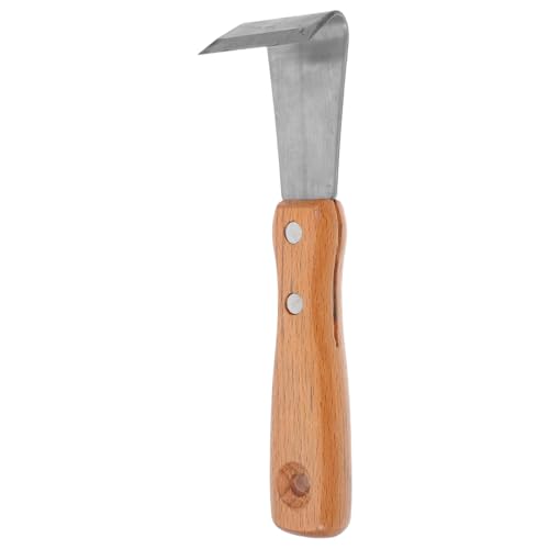 ARTIBETTER Bark Spud Debarking Hand Tool with Wooden Handle 7.67 Inch Tree Bark Removal Tool for Fruit Tree Garden Use and Yard Maintenance