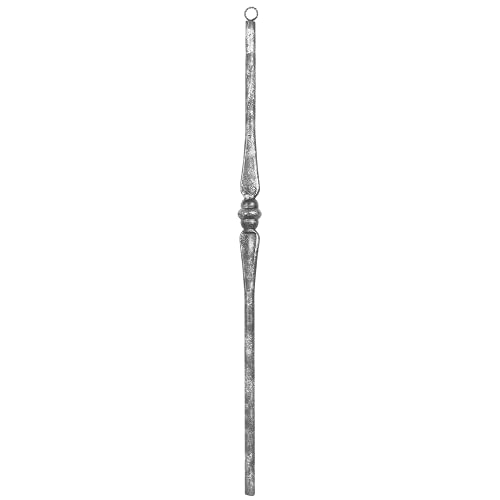 Fenau | pręt początkowy | długość: 1100 mm | materiał: Ø 25 mm | stal S235JR, surowy | do poręczy / balustrady balkonu/elementów ogrodzenia/metalowe ogrodzenie z kutego żelaza