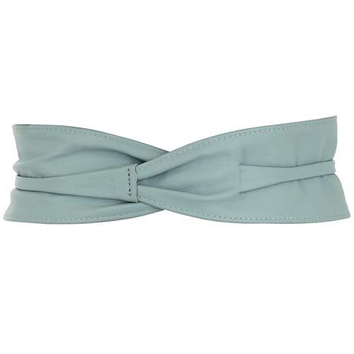 Image of FASHIONGEN - Woman Italian leather Obi belt, CASSIANE