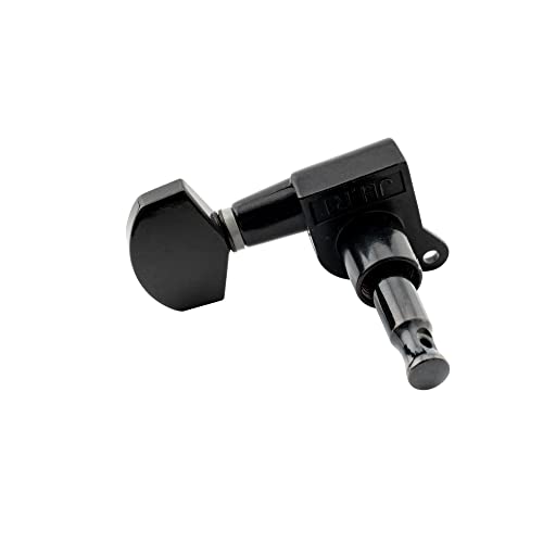 Musiclily Pro Mécaniques 6 en ligne Scellée pour Guitare électrique Fender Stratocaster Telecaster, Noir - Les Beatles, Paul McCartney, John Lennon, RIngo Starr, George Harrison Musiclily Pro Mécaniques 6 en ligne Scellée pour Guitare électrique Fender Stratocaster Telecaster, Noir – Image 7
