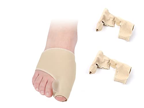Juanete Corrector Almohadilla Alivio Ortopédico Pulgar Toe Corrector Espaciador Férula Gel Protector Soporte Brace Toe Guard Esparcidor Cuidado de los pies Hallux Valgus 2 pare 35-40 Cover