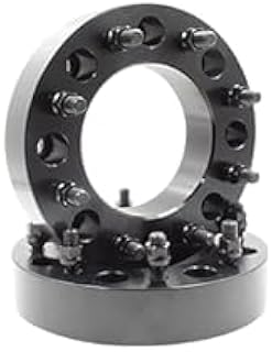 Wheel Accessories Parts 2 Pcs Wheel Spacers Adapters 8 on 210mm 8x210mm 2.00 Inch Thick 154.2mm Hub M14x1.5 14x1.5 Thread Stud Fits Chevrolet Silverado GMC Sierra 3500HD Dually Dual Rear Wheels F&R