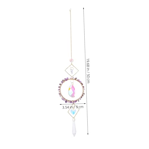 Pendentif améthyste à suspendre, le coffret cadeau déco idéal - 5