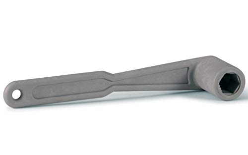 wellenshop Spezialschlüssel Propellerschlüssel 27mm für Propeller-Muttern Kunststoff Schlüssel Propeller Außenborder Z-Antrieb Ringschlüssel