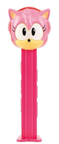 PEZ Sonic Candy Dispenser - Amy Rose PEZ Candy Dispenser Party Favor With 2 PEZ Candy Refills | Sonic Party Favors, Gift Bags