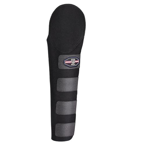 Harrison Howard Prendedores de toque ajustáveis de qualidade neoprene versátil cauda de cavalo guard