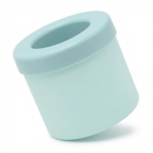 Mini cilindro de hielo con hielera de viaje azul miniatura 2