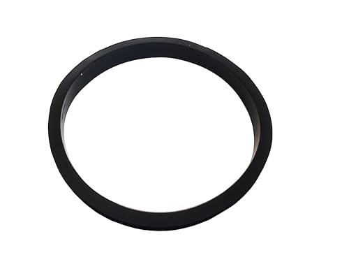 AJS spares- Medium/Big Jar gaskets for "PANASONIC/NATIONAL PANASONIC" Mixer Grinder Jars | Mixer Grinder Replacement Parts (2 Units, Black) (Medium/Big Gaskets_12.6 cm)