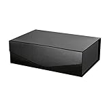 ROSEGLD Large Gift Box 13.5x9x4.1 Inches, Gift Box with Lid, Bridesmaid Proposal Box, Sturdy Gift Bo