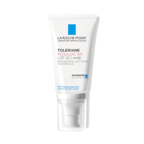 La Roche Posay Toleriane Rosaliac AR LSF 30, Feuchtigkeitsspendende Tagescreme mit LSF 30, Gesichtspflege für empfindliche und reaktive Haut, Tägliche Pflege bei Rötungen, Mit UV-Schutz, 50 ml