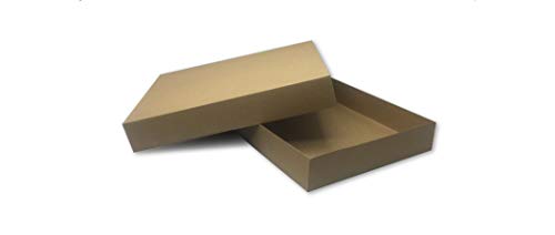 Brown Cardboard Kraft Apparel Decorative Gift Boxes with Lids 15x9.5x2 (20 Pack) Brown Cardboard Kraft Apparel Decorative Gift Boxes with Lids 15x9.5x2 (20 Pack)