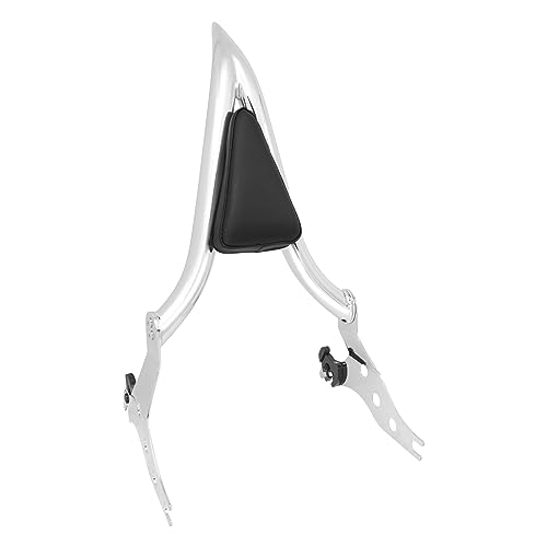 HDBUBALUS Motorrad Sissy Bar Fit Für Harley Breakout Fat Boy 2013-2023 Abnehmbare Rückenlehne Hinten Beifahrer Rückenlehne Chrom