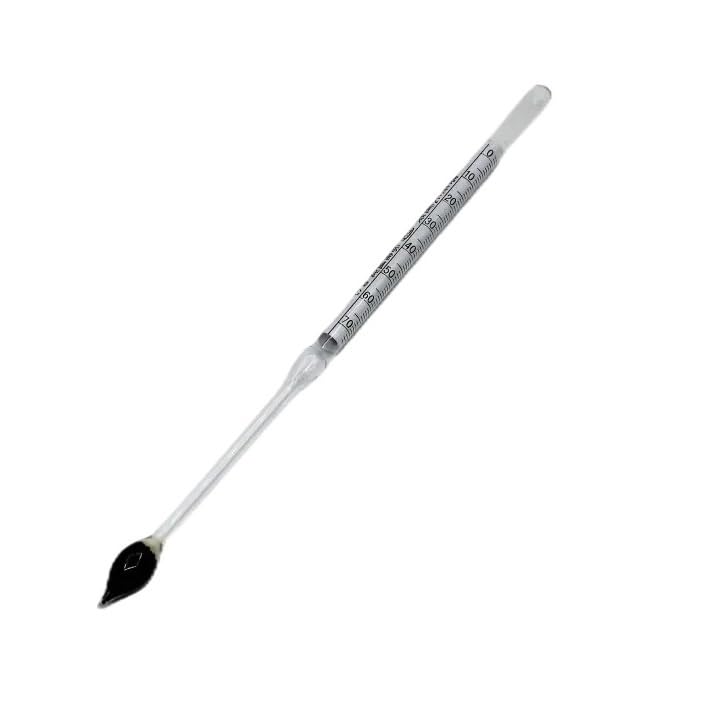 Laboratory Baume (°Bé) Meter Glass Densitometer 0-70 High Precision Salinity Hydrometer Glass Liquid Hygrometer Pack of 5/PK