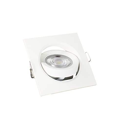 Spot Led MR11 Quadrado 3W 3.000K Branca Quente Bivolt Kian