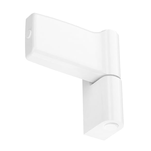 NAJDER Charnière pour Porte PVC Jocker 120 kg Hateur de la Feuillure: 20.5 mm, Paumelle en Zamak, Structure Monolithique, Anti-effraction, Couleur: Blanc RAL...